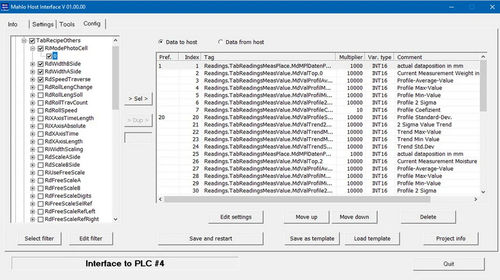 Interfaz de comunicación - Mahlo - SCADA
