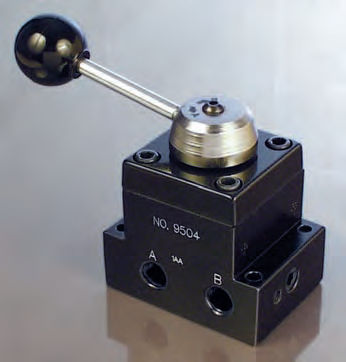 Distribuidor hidráulico rotativo - 9504 - Hydraulic Technologies - con accionamiento manual / de 3 vías / de 4 vías