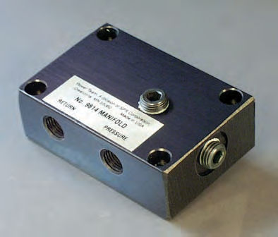 Manifold multivía - 9614 - Hydraulic Technologies - de acero / de máquina herramienta