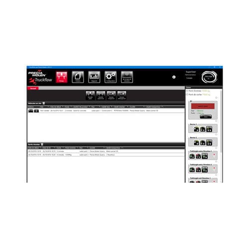 Software de gestión de flujos de camiones - TRUCKFLOW - PRECIA MOLEN - de supervisión