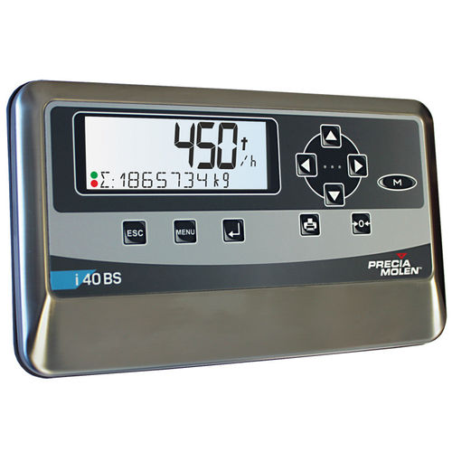 Indicador de pesaje digital - i 40 BS - PRECIA MOLEN - empotrable / IP66 / 4-20 mA