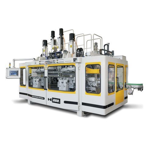 Extrusora sopladora - HE660D/X - MECCANOPLASTICA GROUP - para la industria cosmética / para la industria del embalaje / para la industria alimentaria y de la bebida