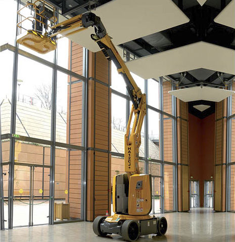 Cesta articulada autopropulsada - HA12 CJ + - Haulotte - eléctrica / para uso en interiores y exteriores / compacta