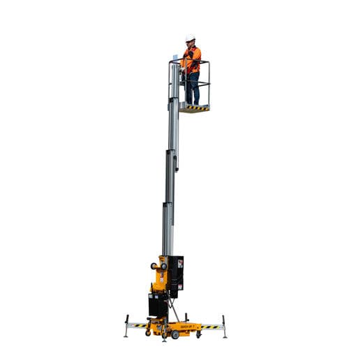 Cesta vertical móvil - QUICK UP series - Haulotte - eléctrica / compacta