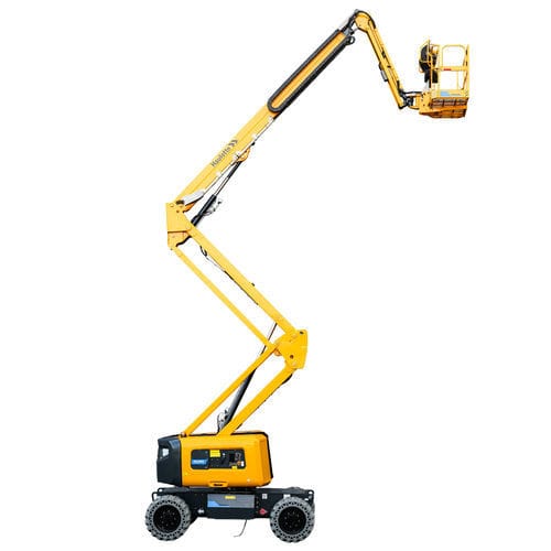 Cesta articulada autopropulsada - HA20 E - Haulotte - eléctrica / para terreno difícil / cero emisiones