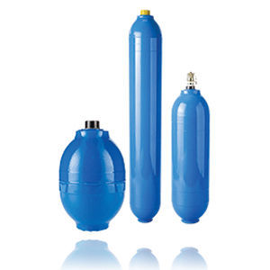Acumulador de membrana - AC series - HYDRO LEDUC - de tornillo / de vejiga / para maquinaria de construcción