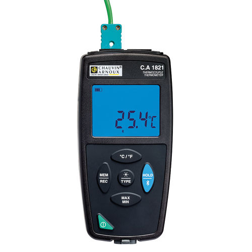 Termómetro de sonda - CA 1821 - CHAUVIN ARNOUX - de termopar / con indicador digital / USB