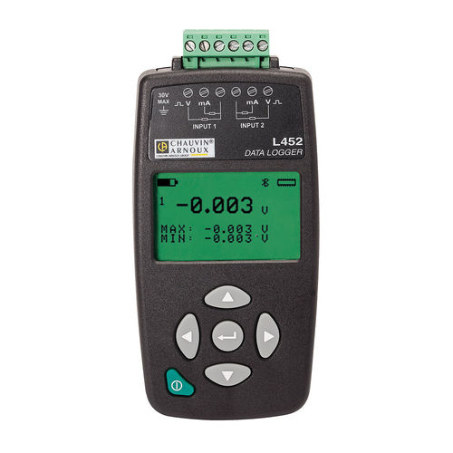 Registrador de datos de tensión - L452 - CHAUVIN ARNOUX - de corriente / USB / bluetooth