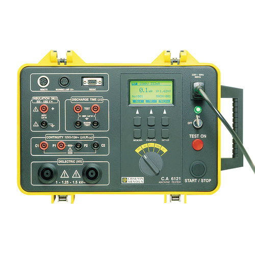 Comprobador de aislamiento - CA 6121 - CHAUVIN ARNOUX - de continuidad / dieléctrico / para dispositivos eléctricos
