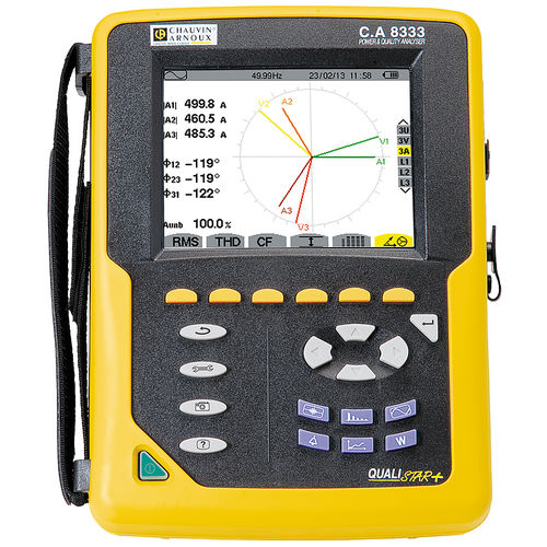 Analizador de red eléctrica - CA 8333 - CHAUVIN ARNOUX - de calidad de la energía / portátil / compacto