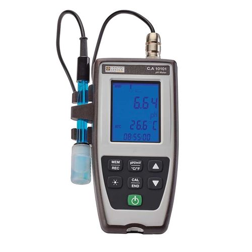 PHmetro portátil - CA 10101 - CHAUVIN ARNOUX - de laboratorio / con pantalla LCD / estanco