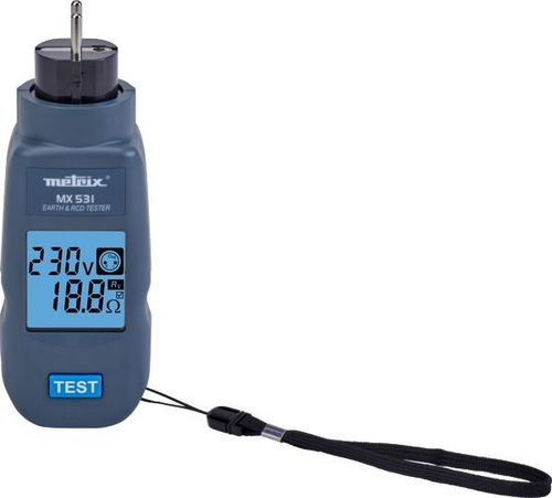 Comprobador de resistencia de tierra - MX 531 - CHAUVIN ARNOUX - de instalación eléctrica / para toma de corriente