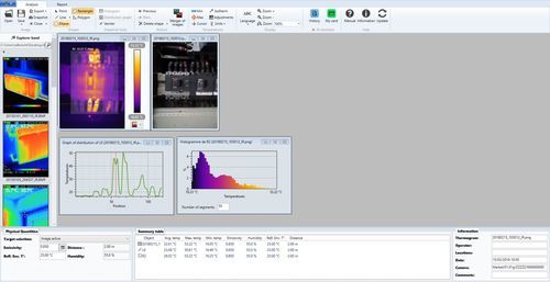 Software de visualización - CAmReport AI - CHAUVIN ARNOUX - de tratamiento de imágenes / adquisición y análisis de datos / para informes