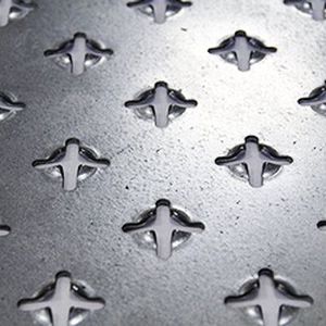 Chapa de acero - StopNet - GANTOIS INDUSTRIES - perforado