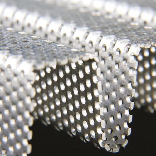 Chapa perforada - R series - GANTOIS INDUSTRIES - de acero / para interiores / para revestimiento