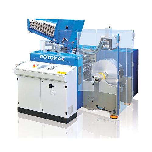 Stand desenrollador-enrollador automático - 142.6/470 , 142.4/470 - Rotomac S.r.l. - de rollos de papel