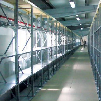 Sistema de estanterías para depósito de almacenamiento - COMBIMAG ECO - FERALCO - con tablas / para carga ligera / de metal