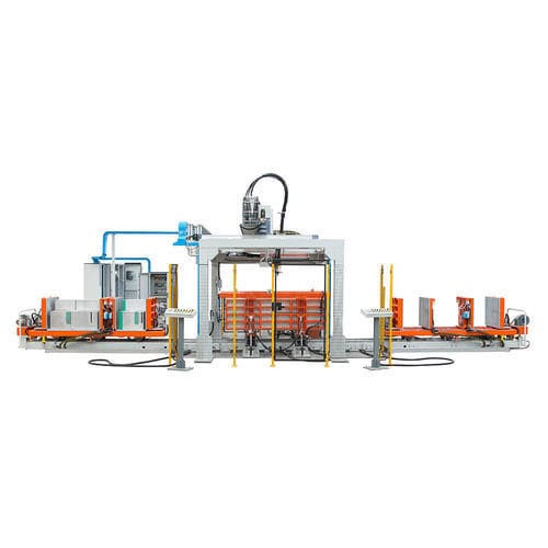 Moldeadora para espuma de poliuretano - REAR MOUNT CABINET LINE - SAIP Advanced Polyurethane Equipment - de una estación / automática / horizontal