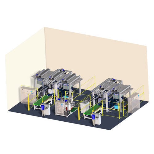 Moldeadora para espuma de poliuretano - REFTECH - SAIP Advanced Polyurethane Equipment - de una estación / automática / para la producción de frigoríficos
