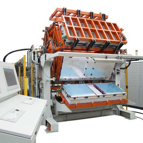 Moldeadora de una estación - SAIP Advanced Polyurethane Equipment - para espuma de poliuretano / horizontal / para la producción de frigoríficos