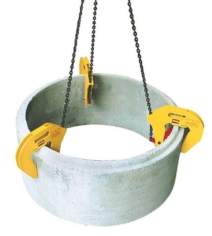 Pinza de elevación para materiales de construcción - Topal™ - TRACTEL - vertical / manual