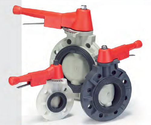 Válvula de mariposa - BB300  - Shie Yu Machine Parts Industrial Co., Ltd. - de palanca / de plástico / de EPDM