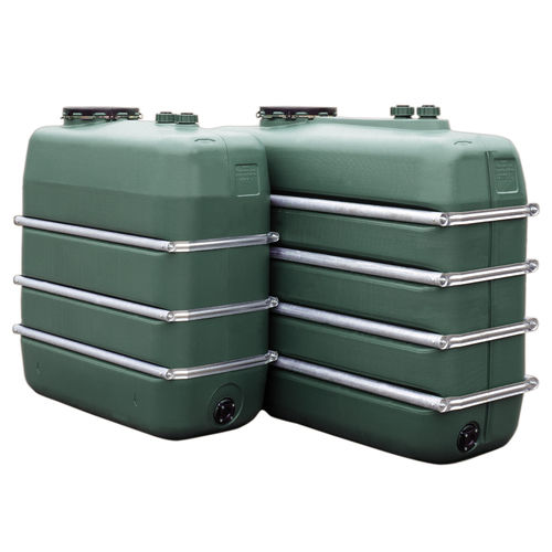 Recipiente de polietileno - 7848 - CEMO - aéreo / de almacenamiento de agua / vertical