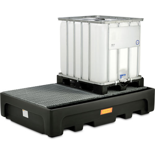 Cubeta de retención para cubitainer - CUBI-PE - CEMO - para contenedor IBC / de 8 bidones / para barriles