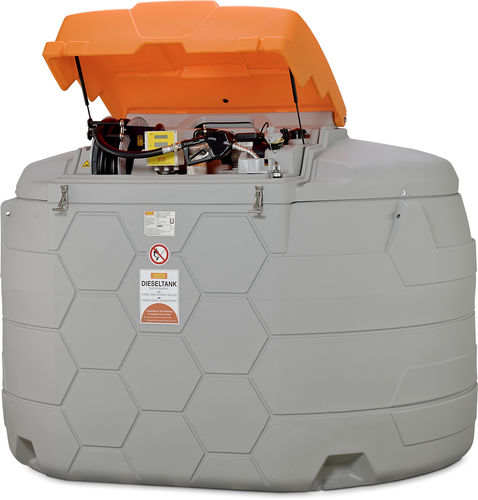 Recipiente de combustible - GO CUBE Premium Plus 20 SIM - CEMO - para diésel / de polietileno / de doble pared