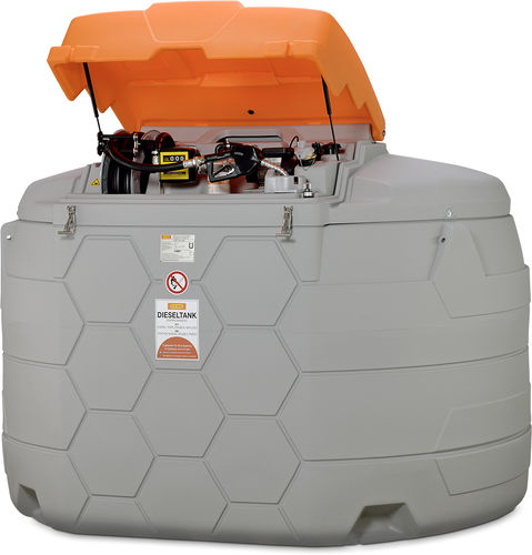 Recipiente de combustible - GO CUBE Premium 5000 l - CEMO - para diésel / de PE / autoportante