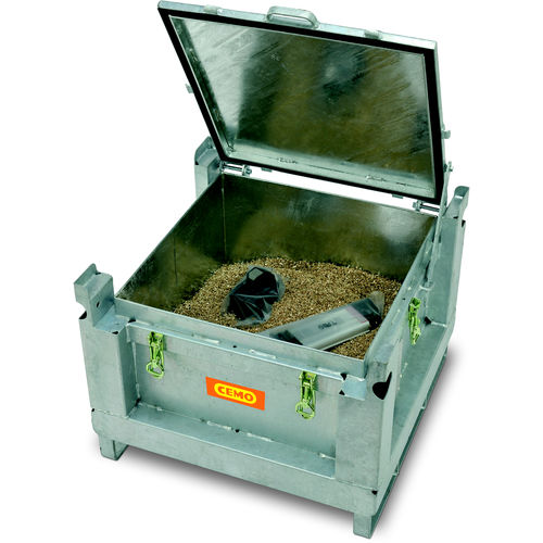 Cuadro rectangular - CEMO - de acero / para batería / de almacenamiento