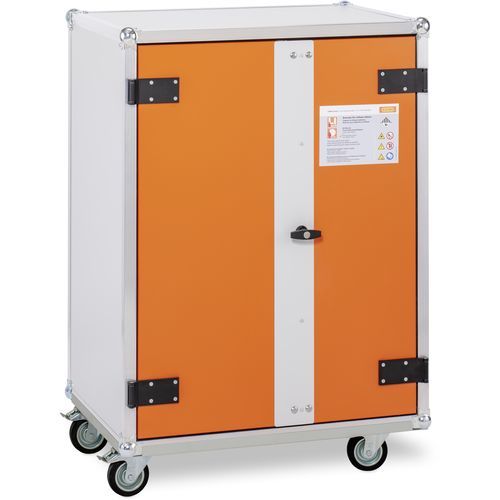 Armario de almacenamiento - 8/10 lockEX® - CEMO - de seguridad / con ruedas / de puertas batientes