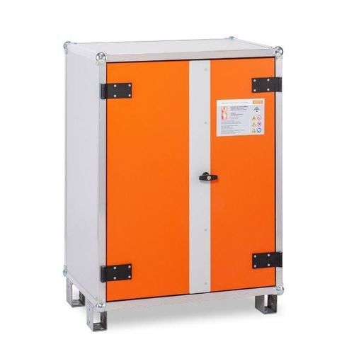 Armario de almacenamiento - 8/10 Eco lockEX® - CEMO - con patas / de 2 puertas / con puertas batientes