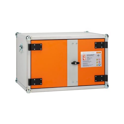 Armario de almacenamiento - 8/5 Std lockEX® 230 V - CEMO - de pared / con puertas dobles / con puertas batientes