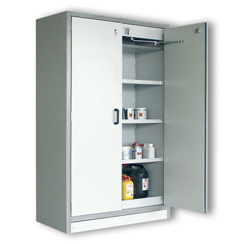 Armario de almacenamiento - PROTECTO-LINE  - CEMO - con patas / de puertas batientes / con estantes