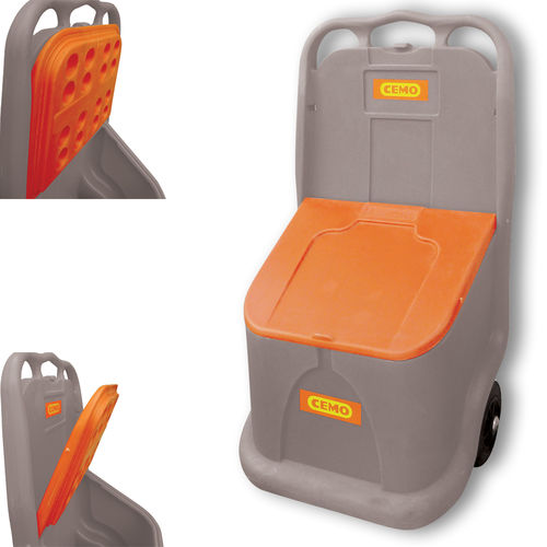 Contenedor de sal - 90383 - CEMO - para arena / de polietileno / con tapa