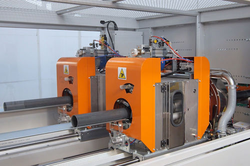 Arrastre de orugas y corte para línea de extrusión de tubos - COMBO K/KW - SICA S.p.A.