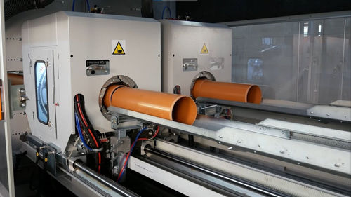 Arrastre de orugas y corte para línea de extrusión de tubos - COMBO S - SICA S.p.A.