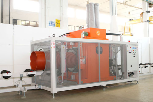 Mortajadora vertical automática - F - SICA S.p.A. - para tubos de PE