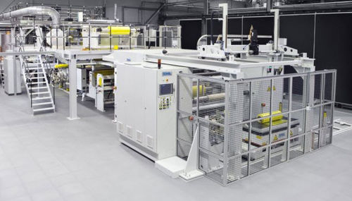 Enrolladora de film - W1100TF Series - SML Maschinengesellschaft - para línea de extrusión
