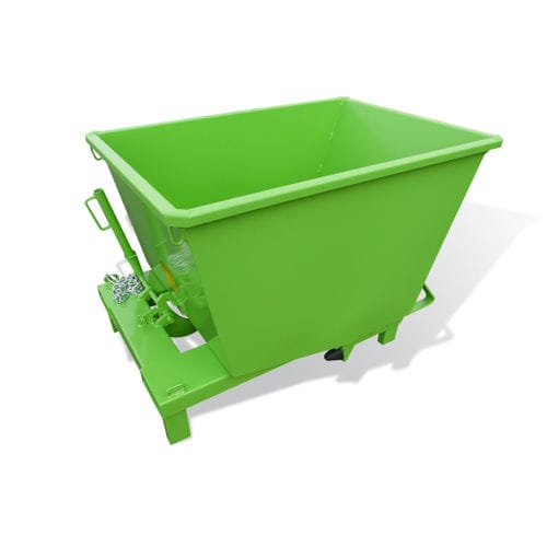 Volquete auto-basculante para residuos - GO series - GOUBARD - para carretilla elevadora / con ruedas / automático
