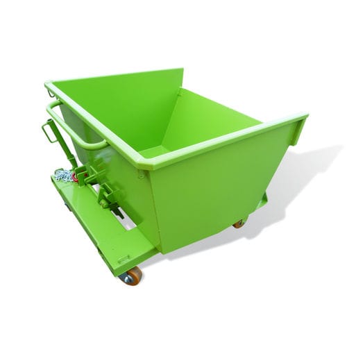 Volquete auto-basculante para residuos - GS series - GOUBARD - para carretilla elevadora / para arena / con ruedas
