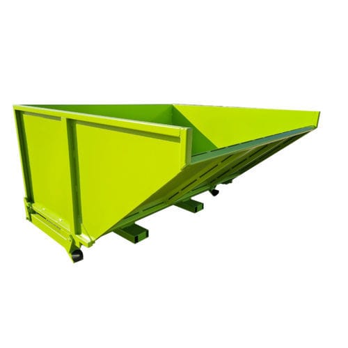 Volquete basculante para residuos - AG series - GOUBARD - de gran capacidad / hidráulico / automático