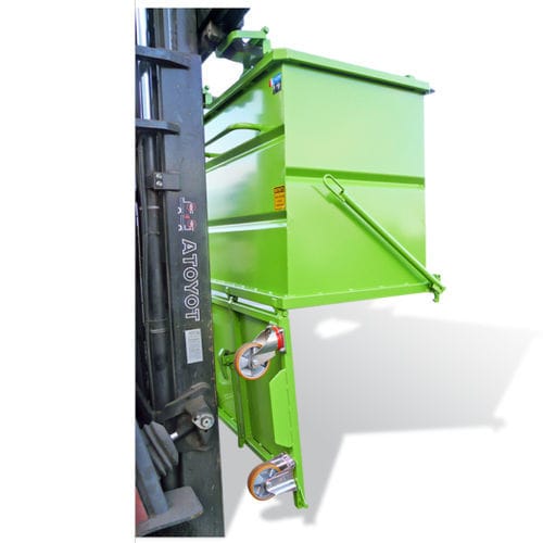 Contenedor de basura con ruedas - FAP series - GOUBARD - de fondo abrible