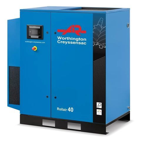 Compresor de tornillo - Rollair 40-60 - Worthington Creyssenssac - de aire / eléctrico / estacionario