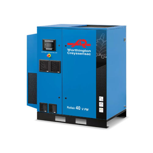 Compresor electrónico - Rollair 40-50 V PM - Worthington Creyssenssac - de aire / eléctrico / estacionario