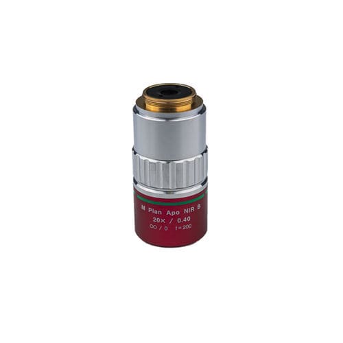 Objetivo de microscopio de focal fija - M Plan Apo NIR B - MITUTOYO - infrarrojo / de inspección / apocromático