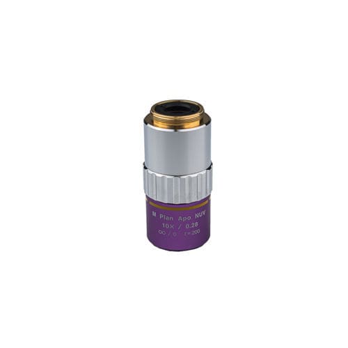 Objetivo de microscopio de focal fija - M Plan Apo NUV - MITUTOYO - de inspección / UV / apocromático