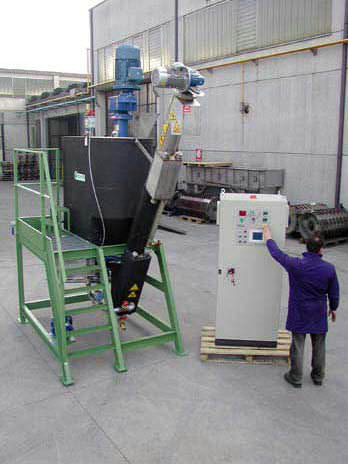 Máquina de lavado de agua - MTC series - Tecnofer Ecoimpianti S.r.l. - por aspersión / automática / para la industria del reciclaje