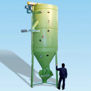 Silo con mezclador - SMV series - Tecnofer Ecoimpianti S.r.l. - de plástico / para reciclaje